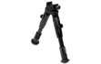 UTG Shooter's Metal Bipod, Picatinny and Swivel Stud Kit, Rubber Feet, Height 6.2" - 6.7"